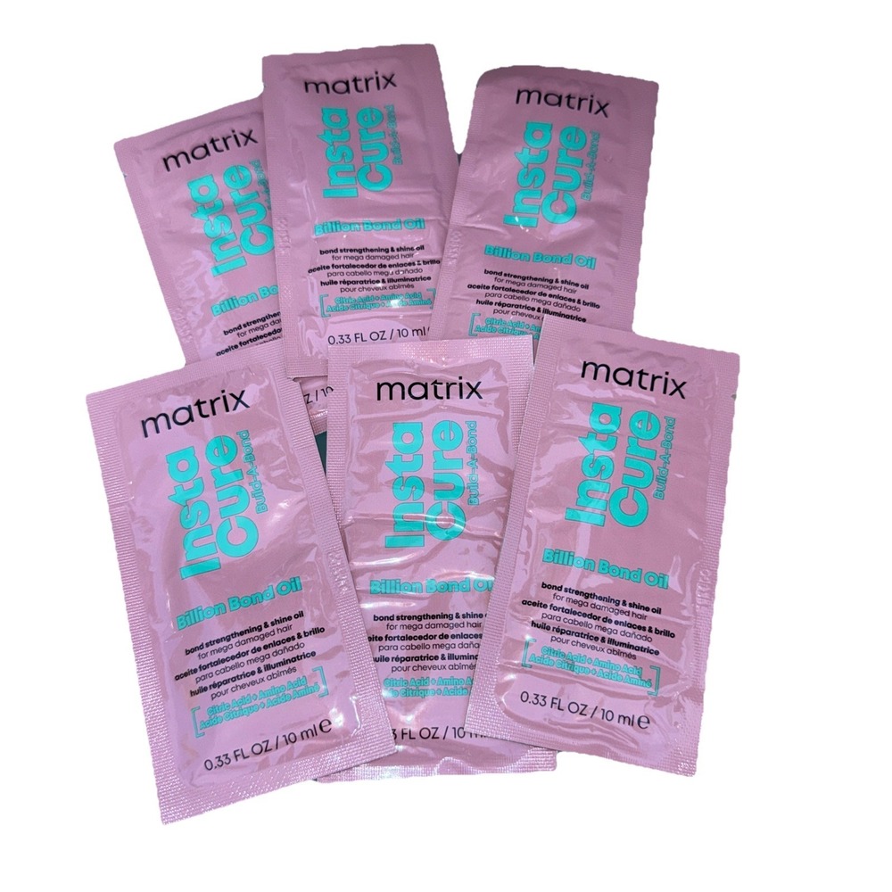 6-‎ Samples Matrix Billion Bond Oil Insta Cure Build-A-Bond Strengthening &Shine
